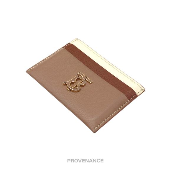 🔴 Burberry Card Wallet - TB Monogram Patchwork Leather - Picture 3 of 6